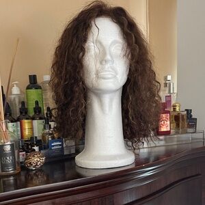Curly Dark Brown Wig
